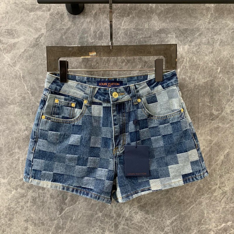 LV Denim Shorts