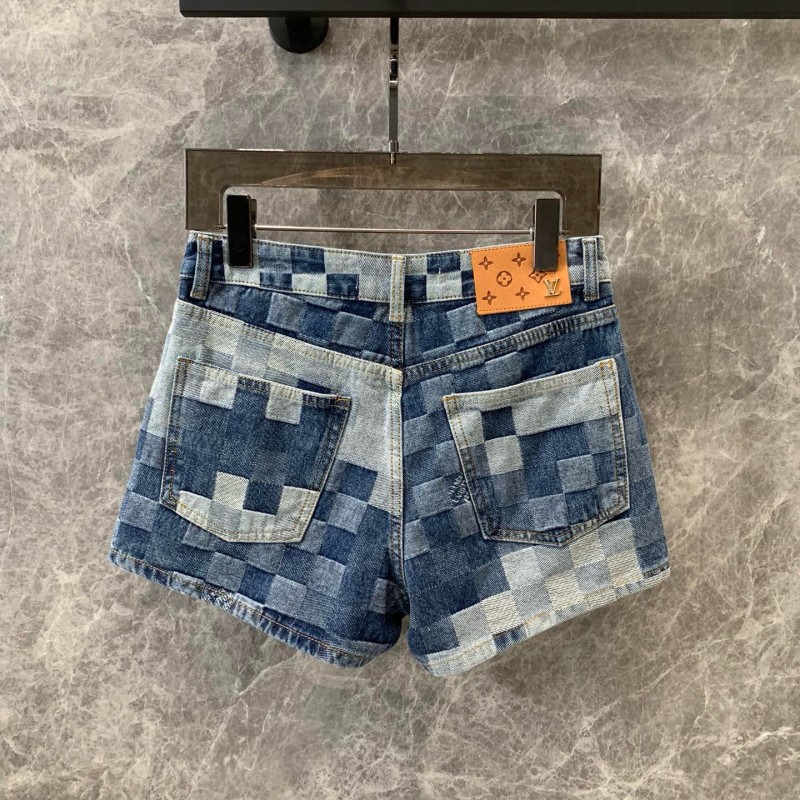 LV Denim Shorts