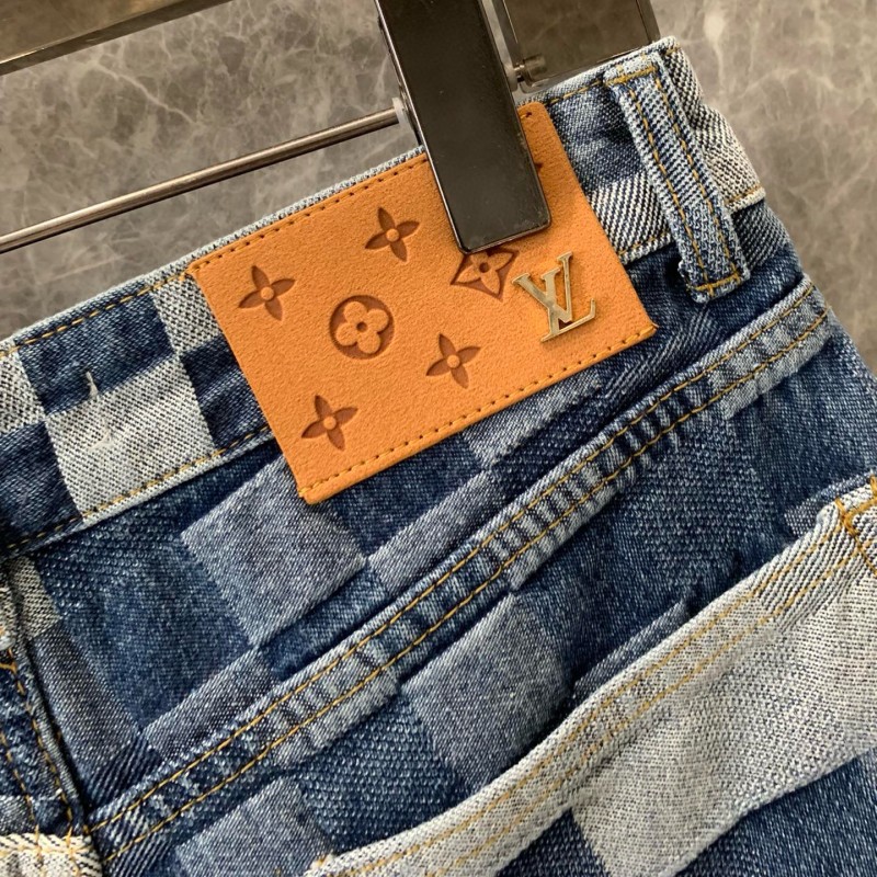 LV Denim Shorts