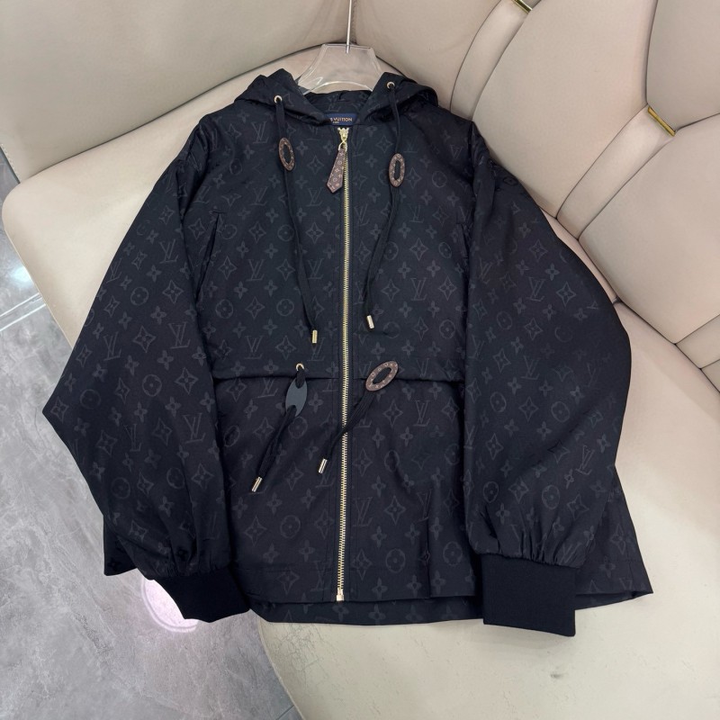 LV Zipper Jacket & Shorts Set