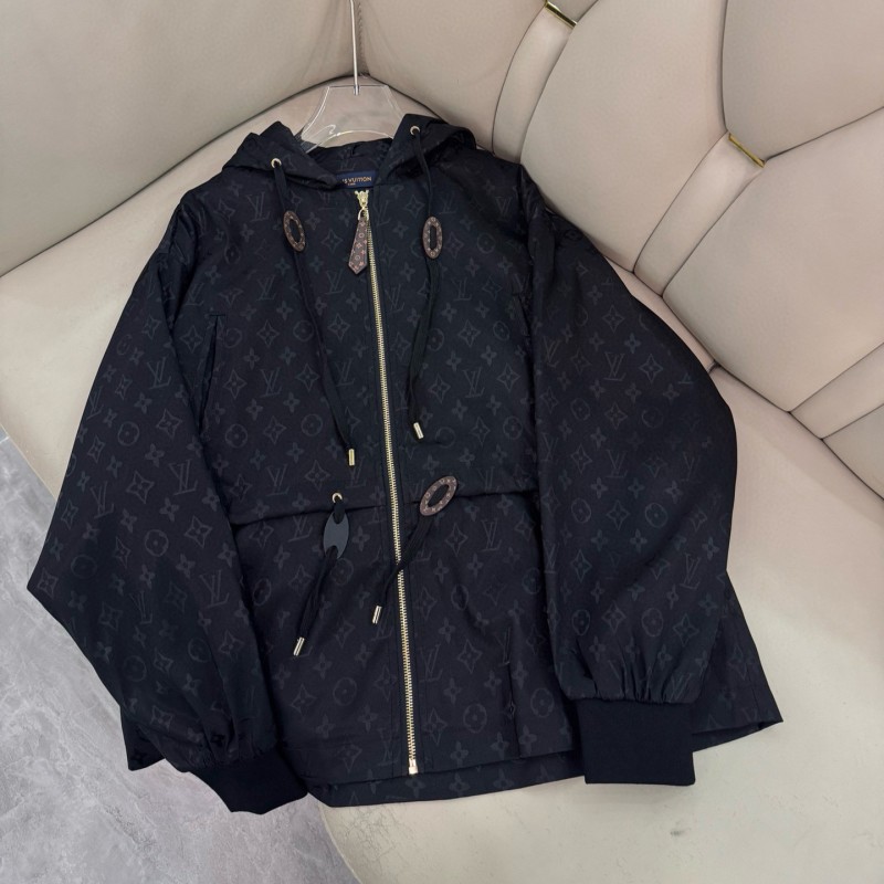 LV Zipper Jacket & Shorts Set