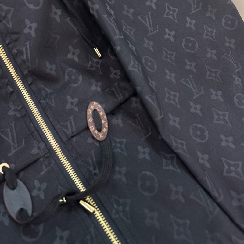 LV Zipper Jacket & Shorts Set