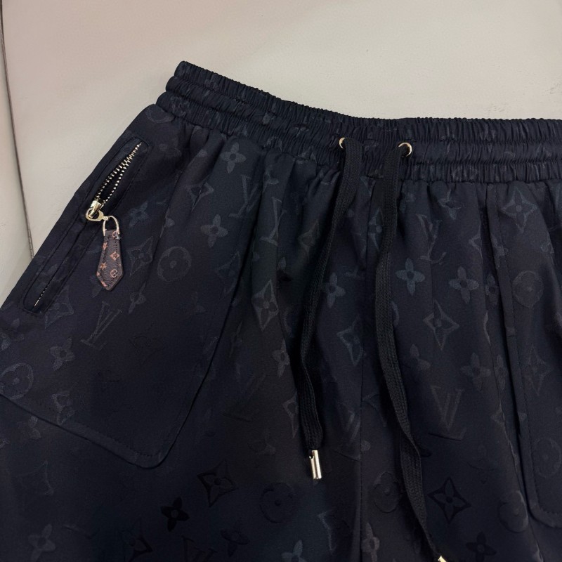 LV Zipper Jacket & Shorts Set