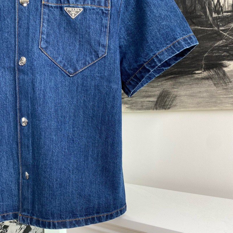 Prada Unisex Denim Shirt