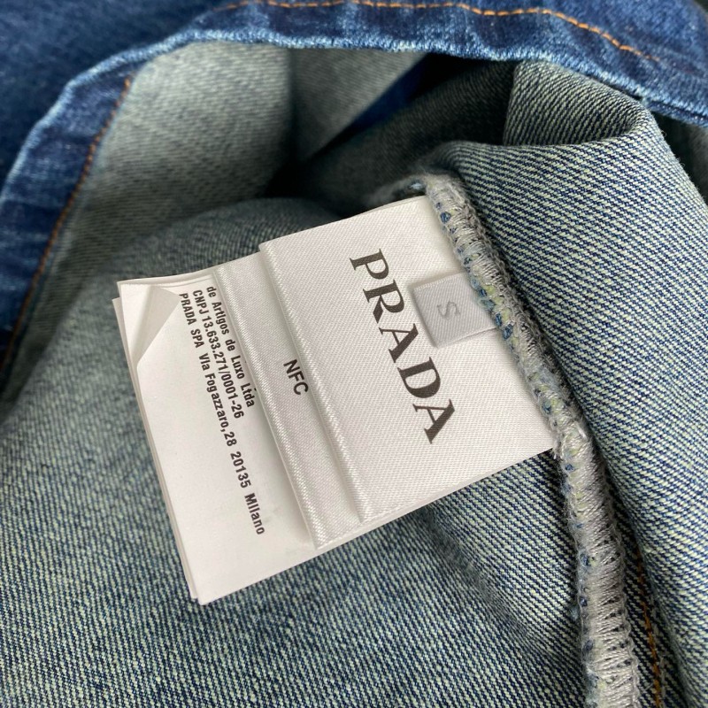 Prada Unisex Denim Shirt