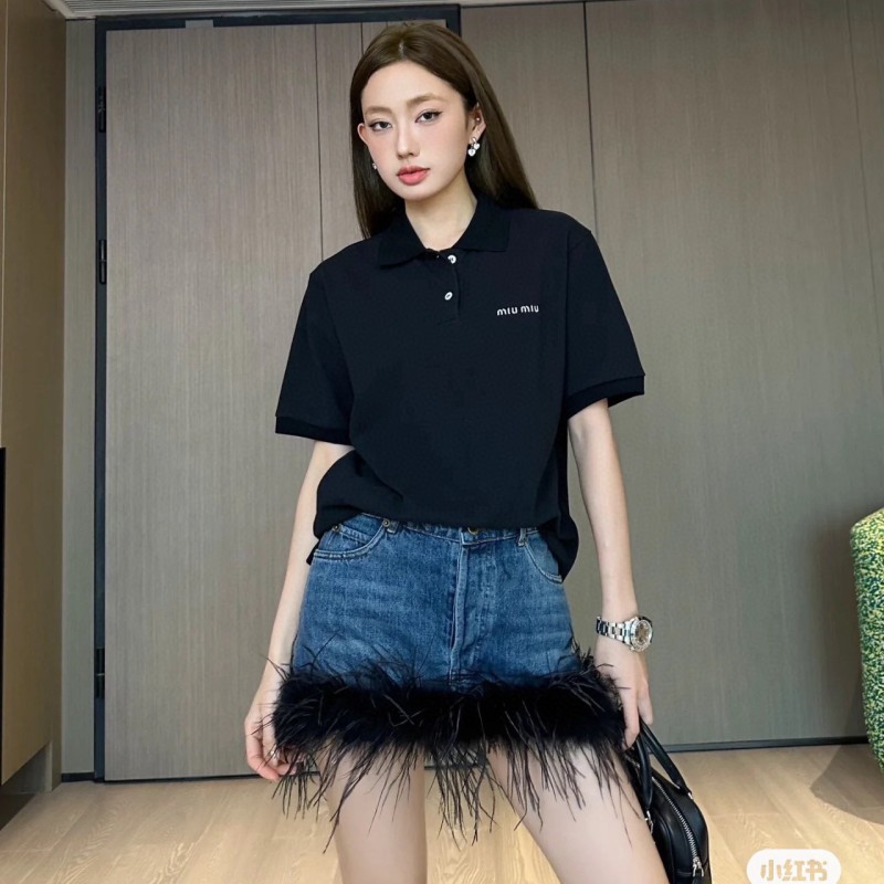 MiuMiu Unisex Polo Tee