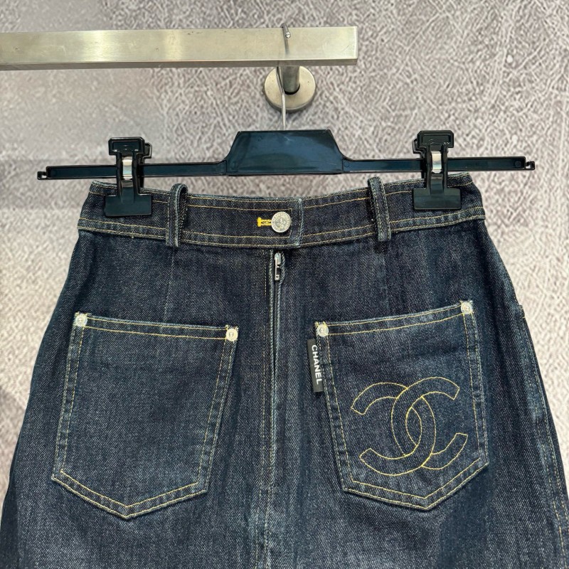 Chanel Denim Skirts