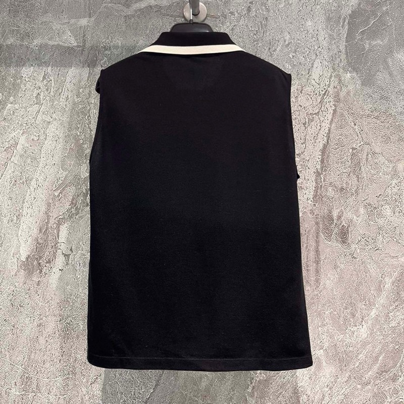 YSL Sleeveless Polo Tee