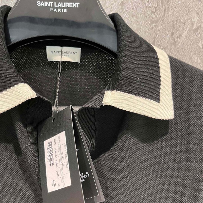 YSL Sleeveless Polo Tee