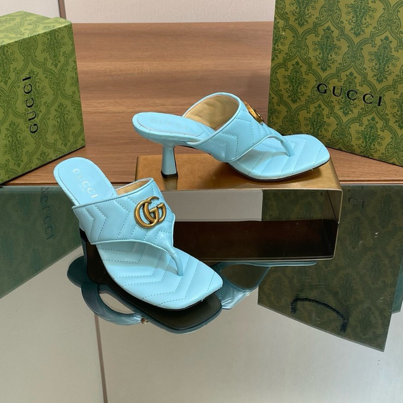 Gucci Heels Thong Sandals