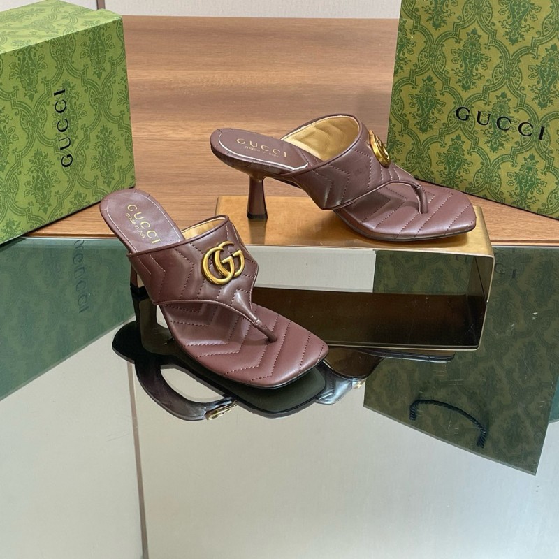 Gucci Heels Thong Sandals