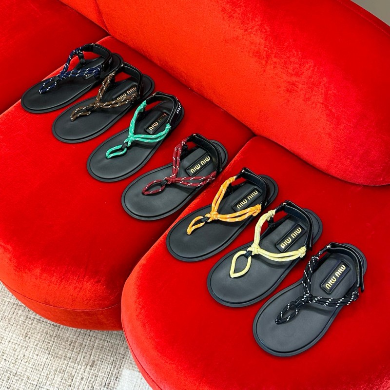 MiuMiu Thong Sandals