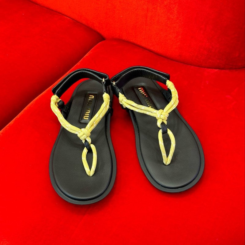 MiuMiu Thong Sandals