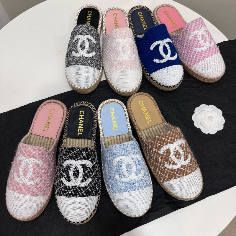 Chanel Espadrilles Slippers 渔夫半拖鞋