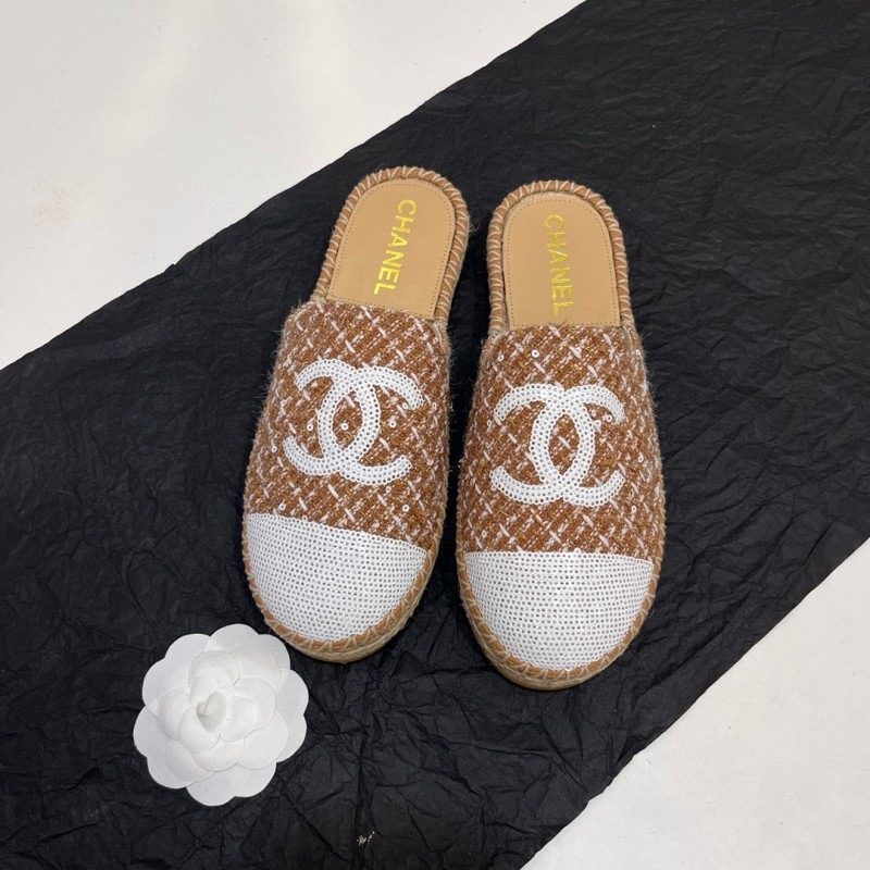 Chanel Espadrilles Slippers 渔夫半拖鞋