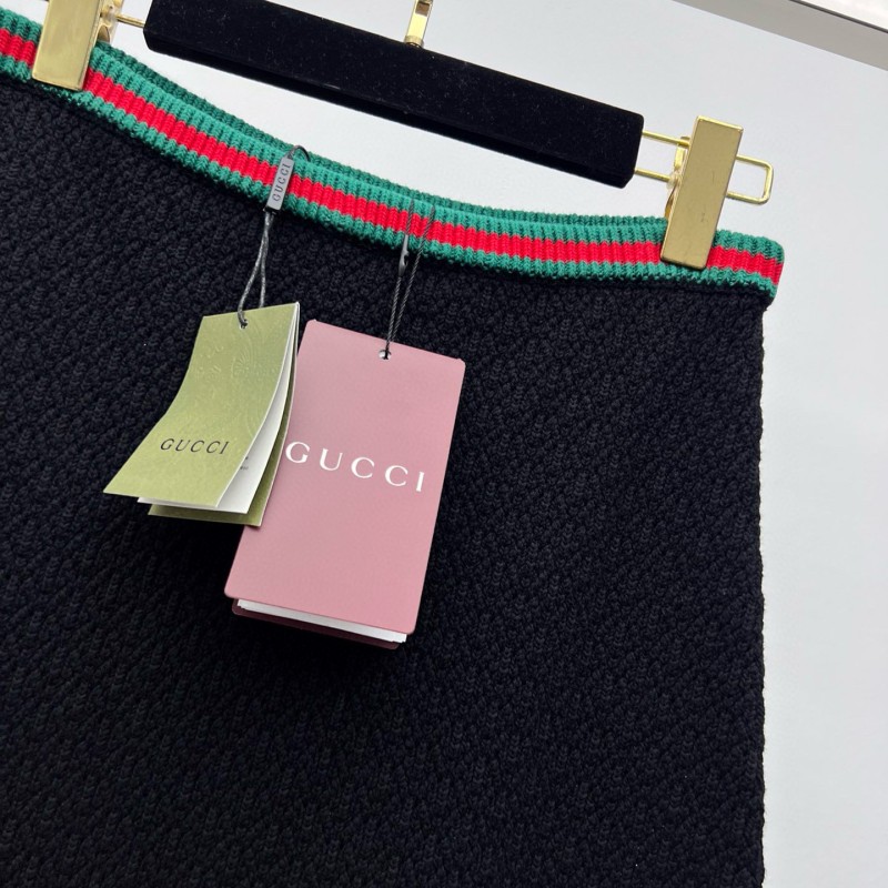 Gucci Polo Tee & Skirts Set