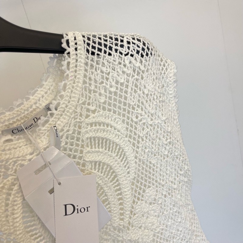 Dior Knit Hollow Singlet