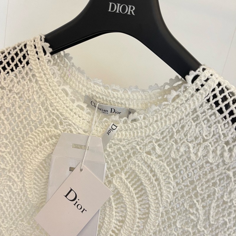 Dior Knit Hollow Singlet