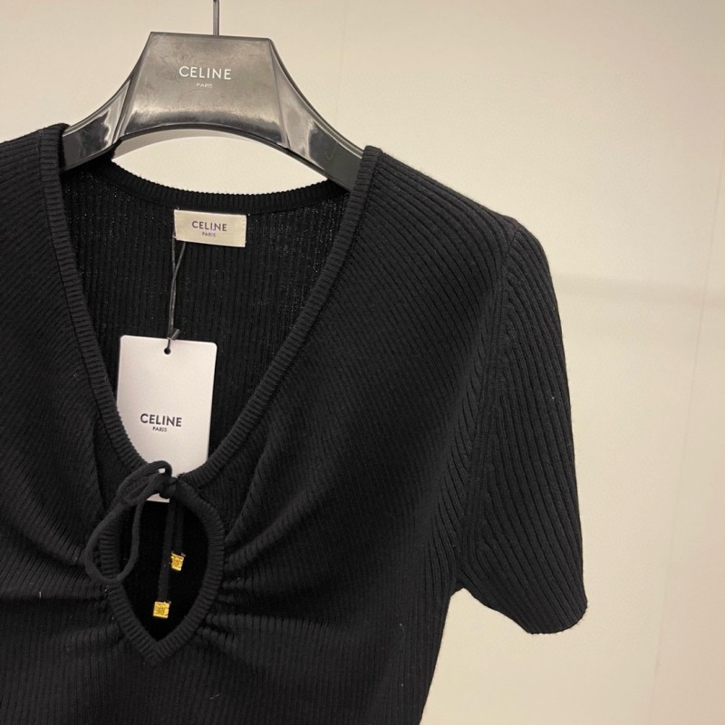 Celine V Collar Shirt