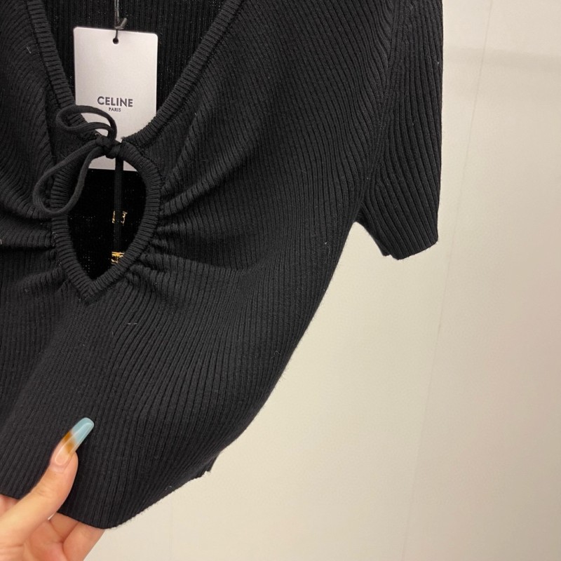 Celine V Collar Shirt