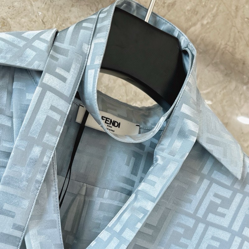 Fendi Silk Long Sleeves Shirt