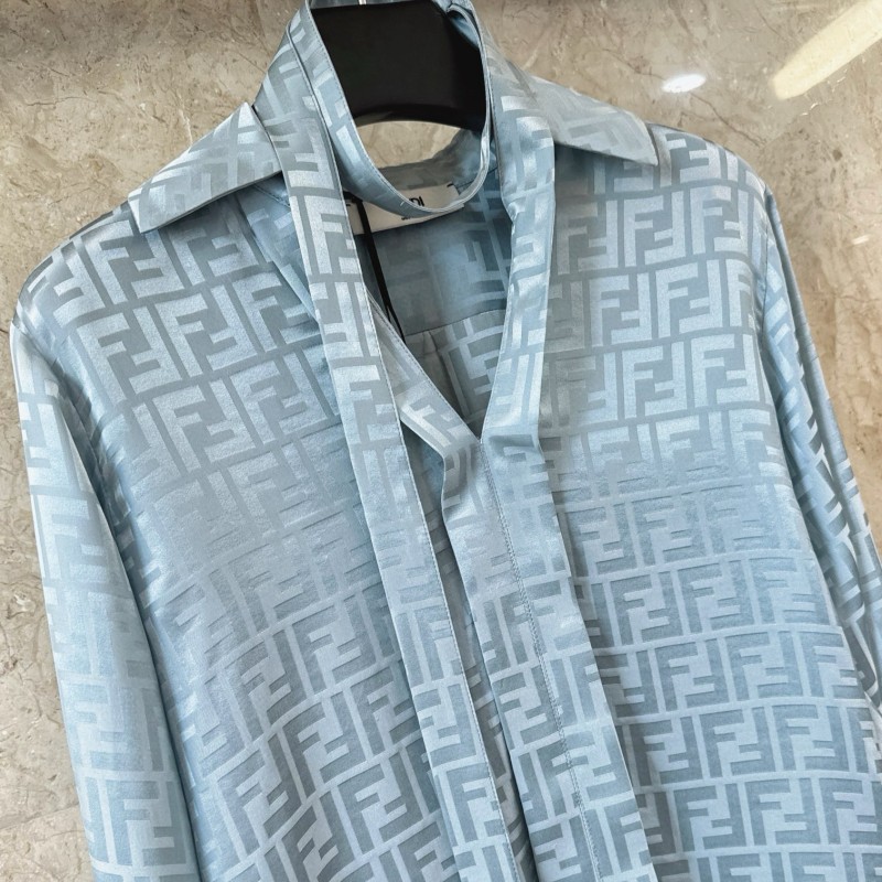 Fendi Silk Long Sleeves Shirt