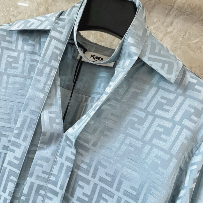 Fendi Silk Long Sleeves Shirt