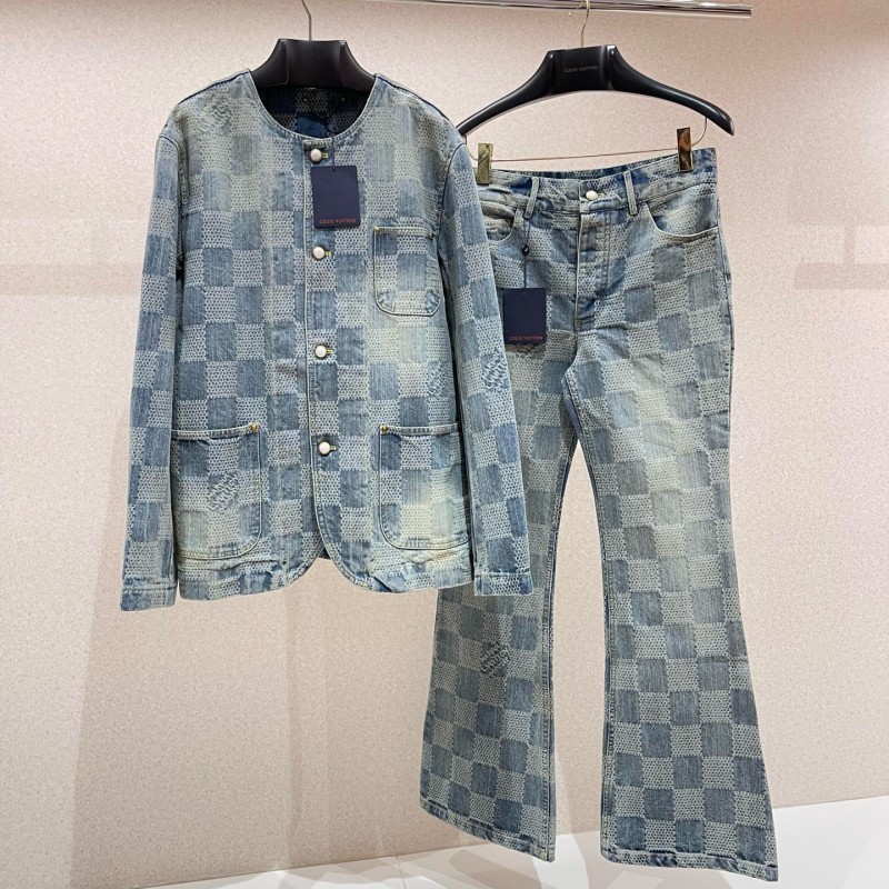 LV Unisex Denim Jacket & Jeans