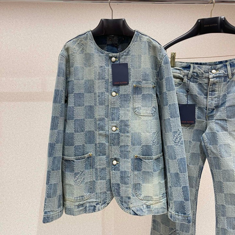 LV Unisex Denim Jacket & Jeans