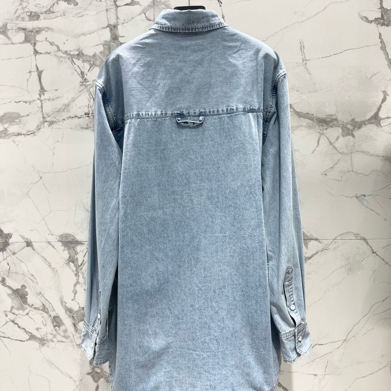 Prada Denim Long Sleeves Shirt