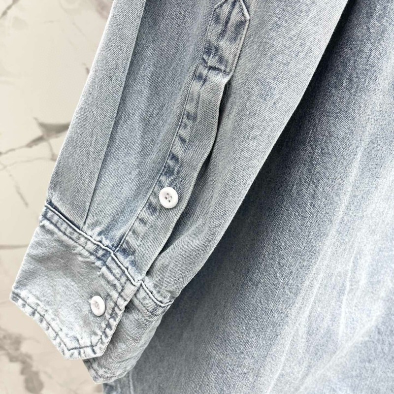 Prada Denim Long Sleeves Shirt