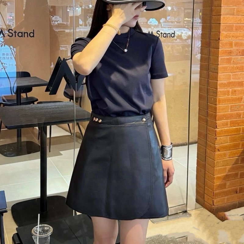 LV Leather Skirts