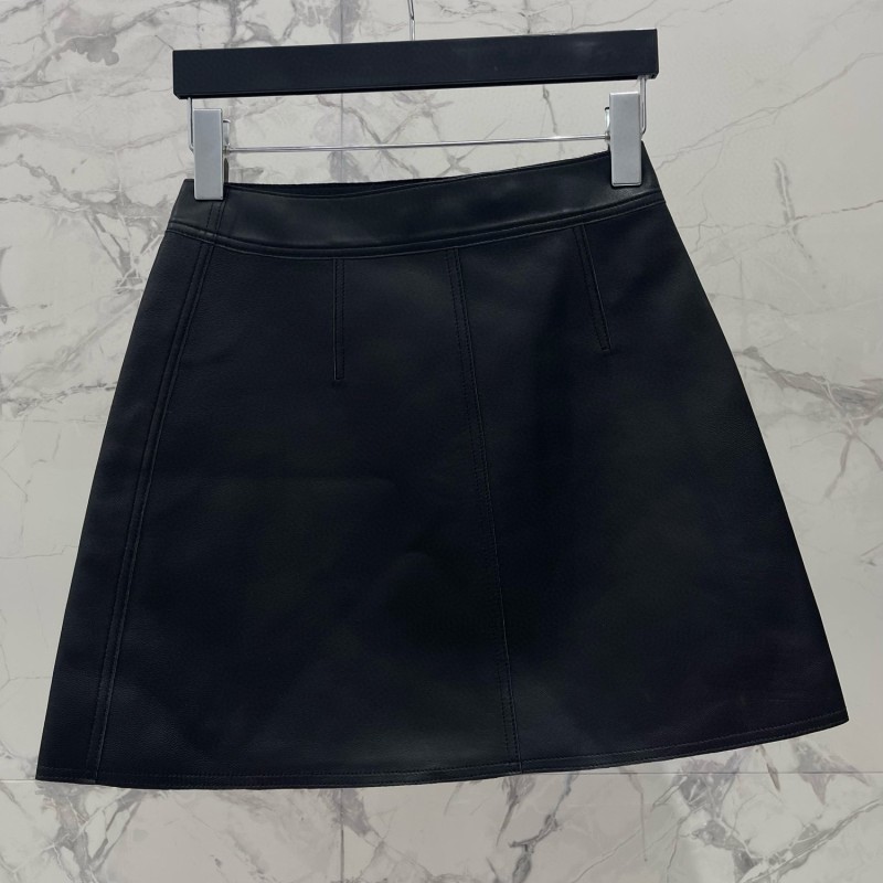 LV Leather Skirts