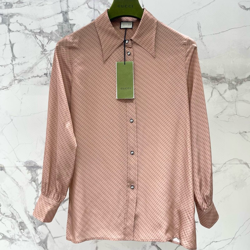 Gucci Silk Long Sleeves Shirt