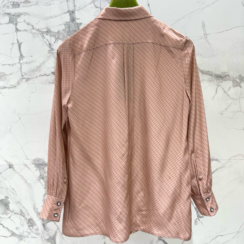 Gucci Silk Long Sleeves Shirt