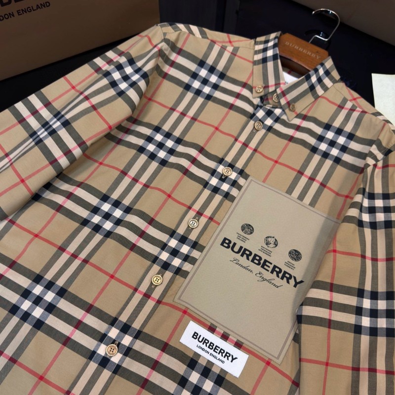 Burberry Unisex Long Sleeves Shirt