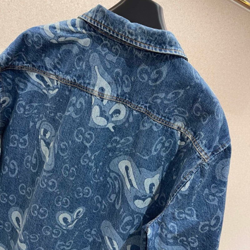 Gucci Unisex Denim Jacket & Shorts