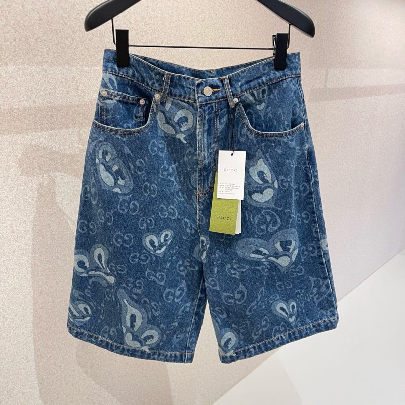 Gucci Unisex Denim Jacket & Shorts