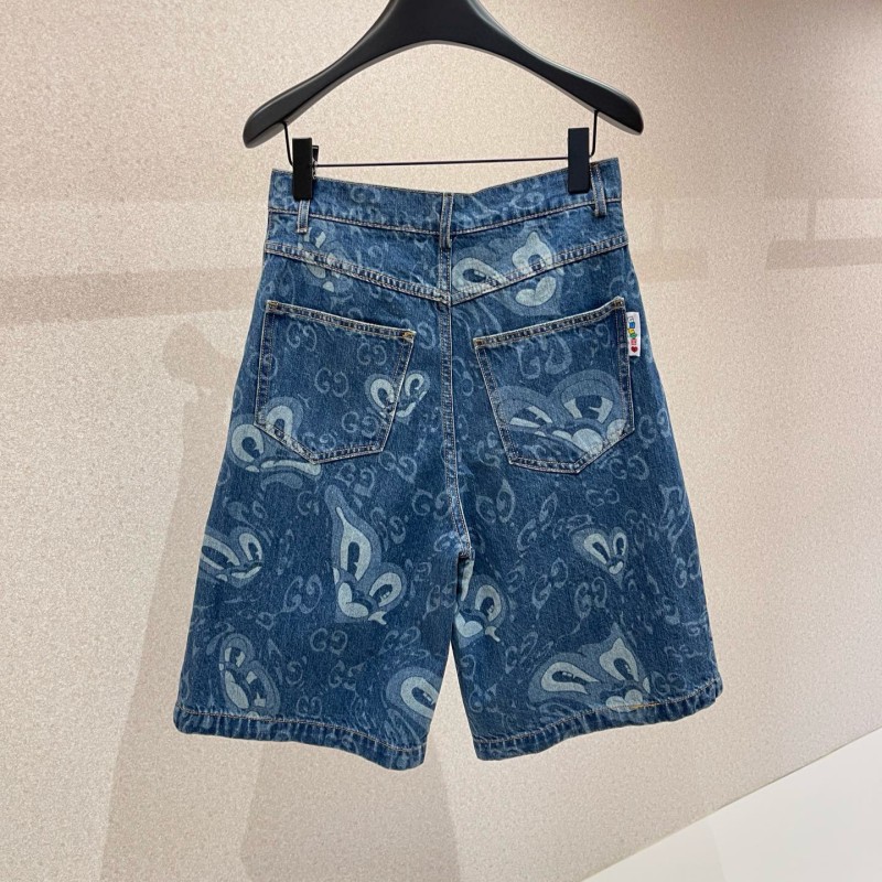 Gucci Unisex Denim Jacket & Shorts