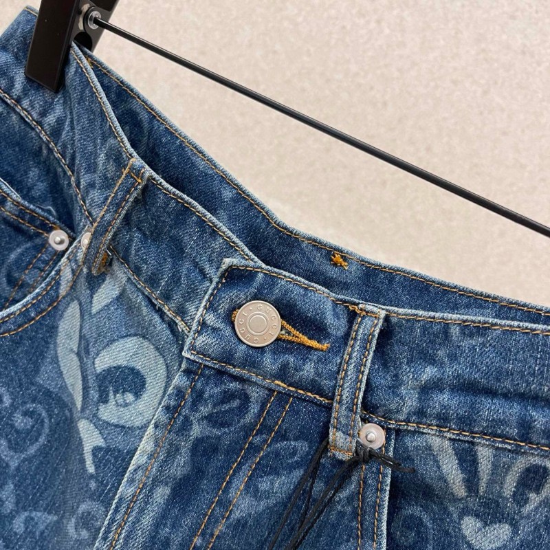 Gucci Unisex Denim Jacket & Shorts