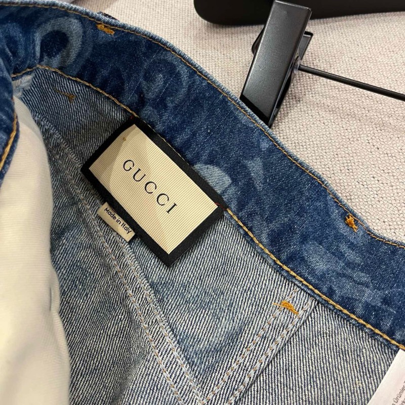 Gucci Unisex Denim Jacket & Shorts