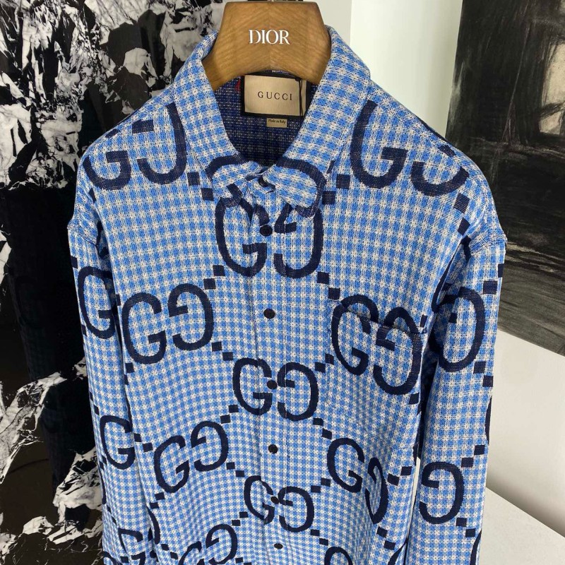 Gucci Unisex Long Sleeves Shirt