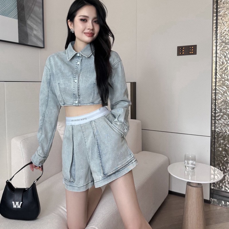 Alexander Wang Denim Jacket & Shorts