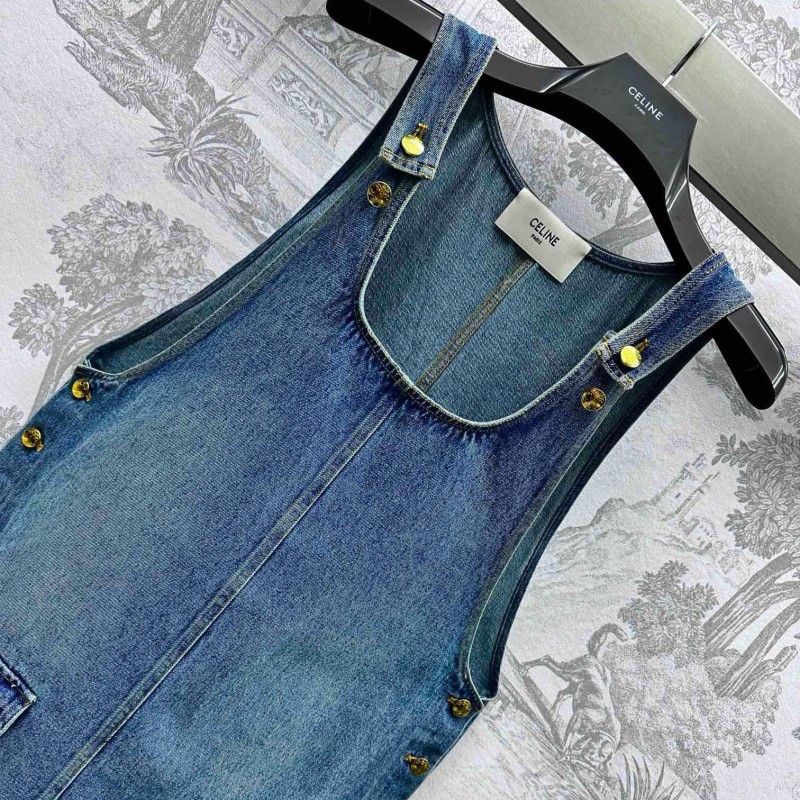 Celine Denim Singlet Dress