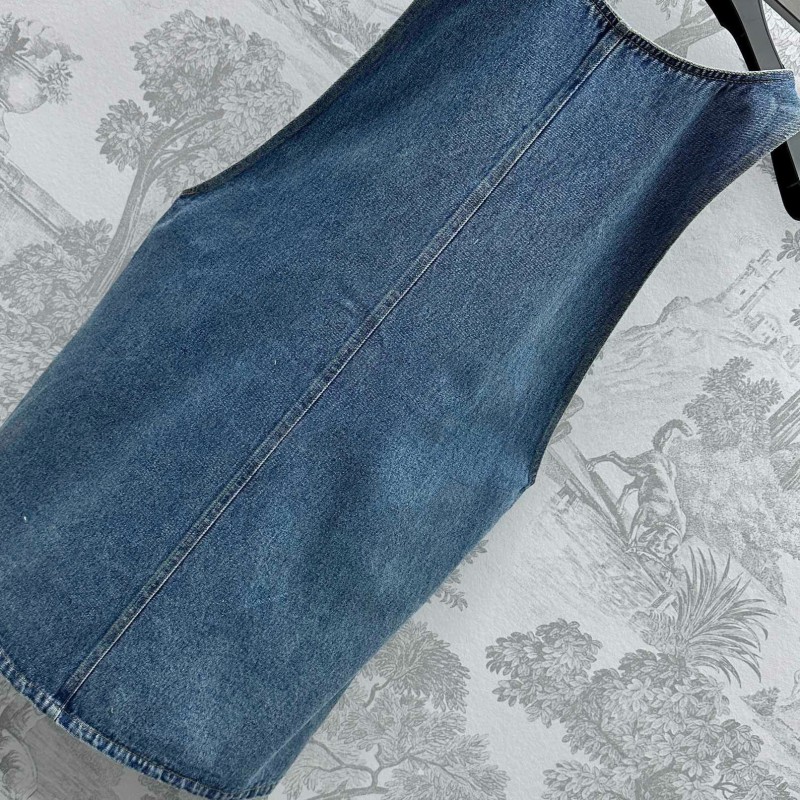 Celine Denim Singlet Dress