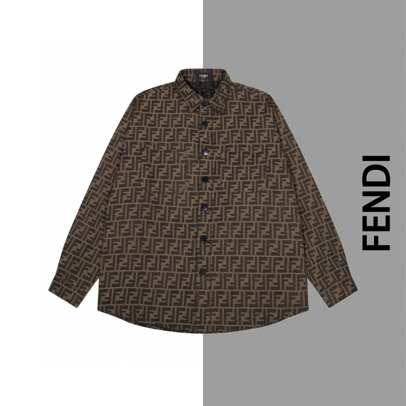 Fendi Unisex Long Sleeves Shirt