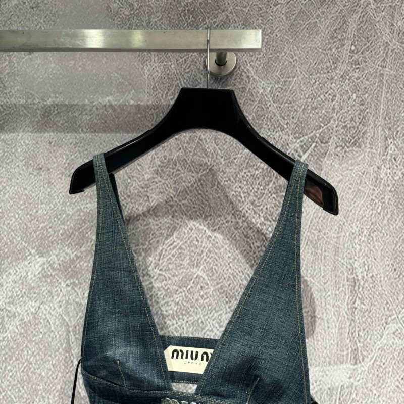 MiuMiu Denim Tube Top