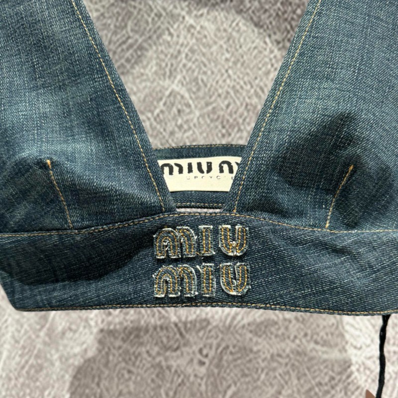 MiuMiu Denim Tube Top