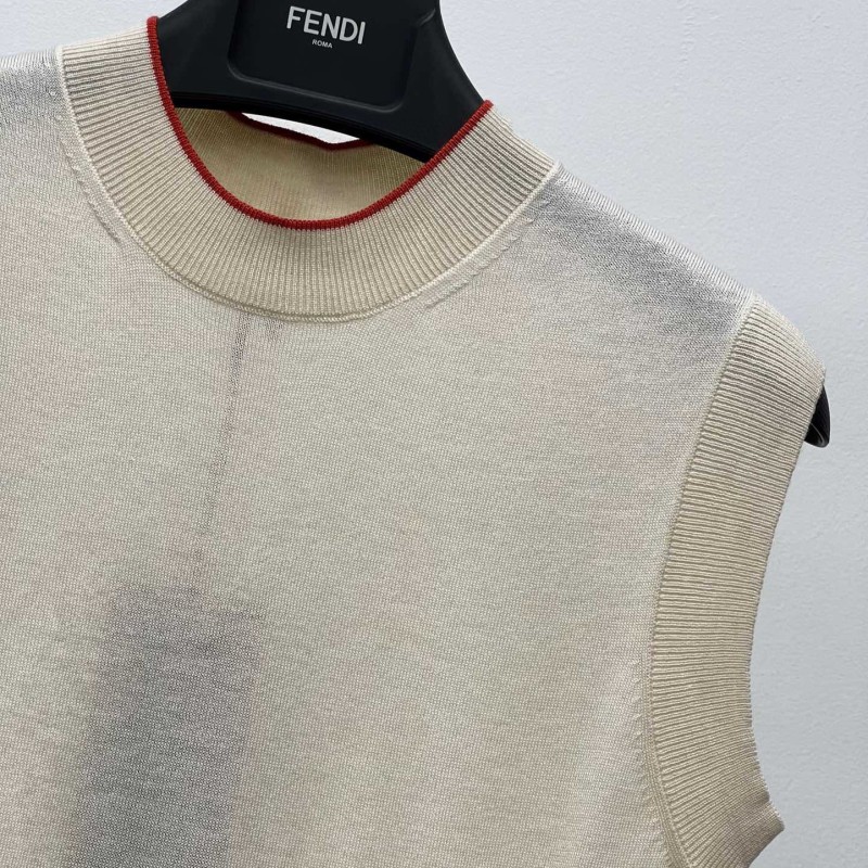 Fendi Wool Sleeveless Sweater