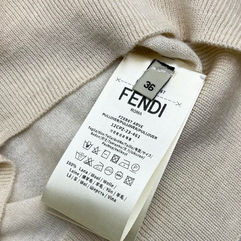 Fendi Wool Sleeveless Sweater